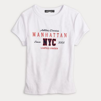 Juniors' Harper & Ivy Americana Baby Tee