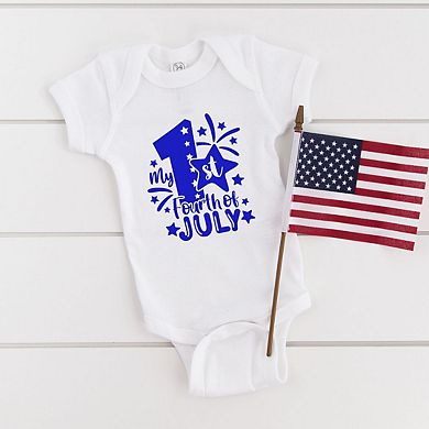 My 1st Fourth Of July Baby Bodysuit