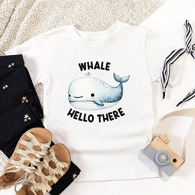 Whale Hello There Youth Short Sleeve Graphic Tee