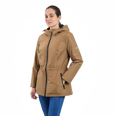 Women's London Fog Zip-Front Rain Anorak Jacket