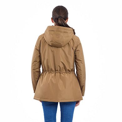 Women's London Fog Zip-Front Rain Anorak Jacket