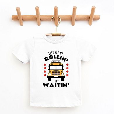 They See Me Rollin' Toddler Short Sleeve Graphic Tee