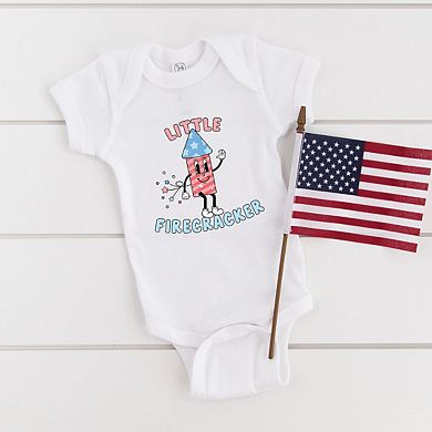 Retro Little Firecracker Baby Bodysuit