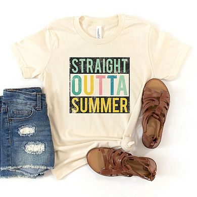 Straight Outta Summer Youth Short Sleeve Graphic Tee