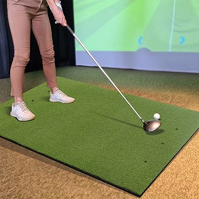 Realistic Artificial Grass Turf Mat for Indoor and Outdoor Golf Practice