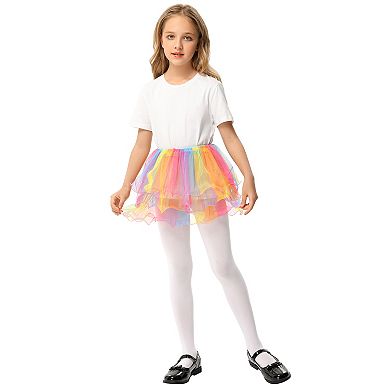 Tutu Skirt For Baby Girl Toddler Rainbow Color Girls Skirts Colorful Onesize