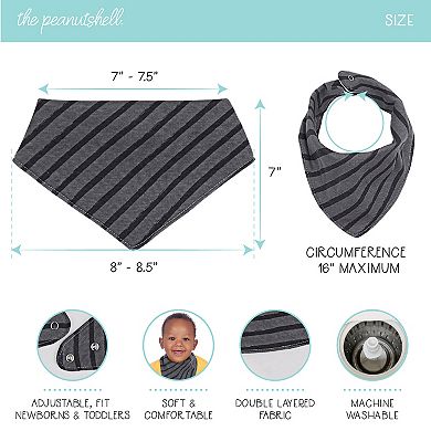 The Peanutshell 8-Pack Bandana Bibs