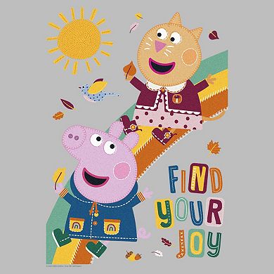 Peppa Pig Find Your Joy Embroidery Tee