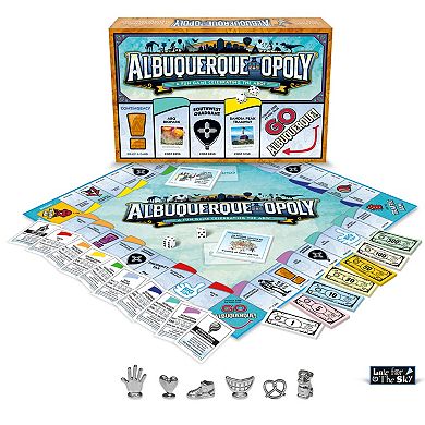 Late For The Sky: Albuquerque-Opoly - City Themed Family Board Game