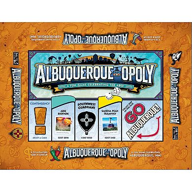 Late For The Sky: Albuquerque-Opoly - City Themed Family Board Game