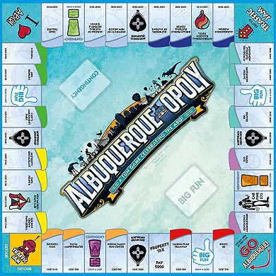 Late For The Sky: Albuquerque-Opoly - City Themed Family Board Game