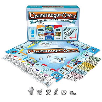 Late For The Sky: Chattanooga-Opoly - City Themed Family Board Game