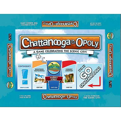 Late For The Sky: Chattanooga-Opoly - City Themed Family Board Game