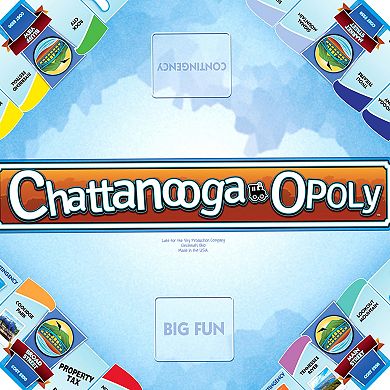 Late For The Sky: Chattanooga-Opoly - City Themed Family Board Game