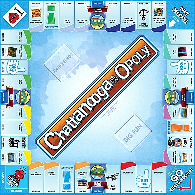 Late For The Sky: Chattanooga-Opoly - City Themed Family Board Game