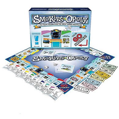 Late For The Sky: Smokies-Opoly - Smokey Mountains Themed Family Board Game