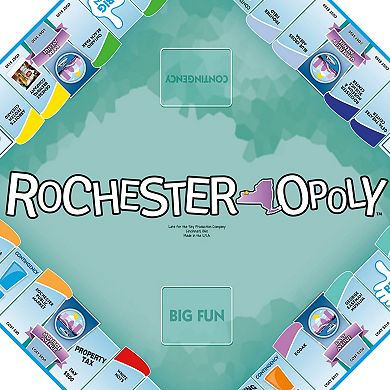 Late For The Sky: Rochester-Opoly - City Themed Family Board Game