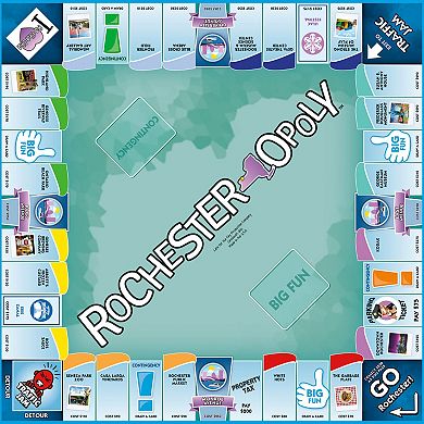 Late For The Sky: Rochester-Opoly - City Themed Family Board Game