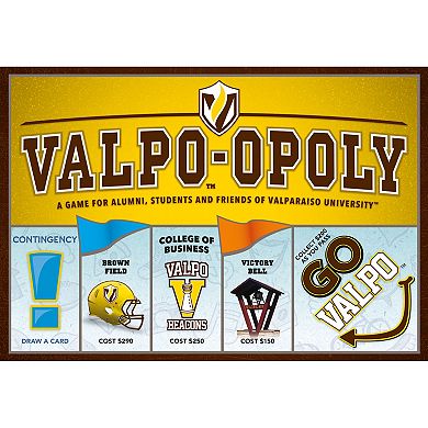 Late For The Sky: Valpo-Opoly - University Themed Family Board Game