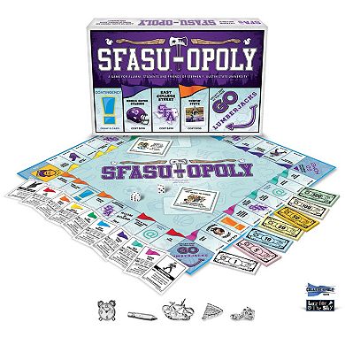 Late For The Sky: SFASU-Opoly - University Themed Family Board Game