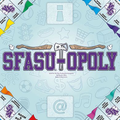 Late For The Sky: SFASU-Opoly - University Themed Family Board Game