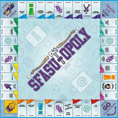 Late For The Sky: SFASU-Opoly - University Themed Family Board Game