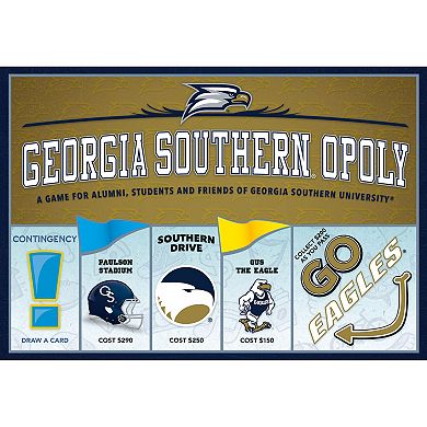 Late For The Sky: Georgia Southern-Opoly - University Themed Family Board Game