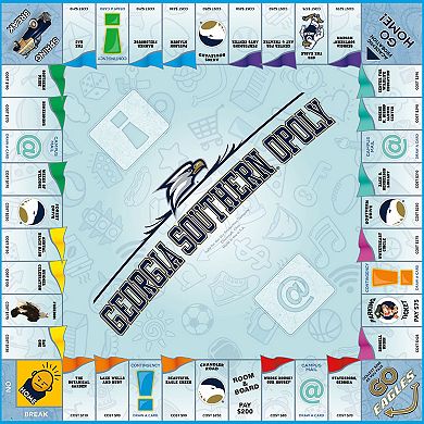 Late For The Sky: Georgia Southern-Opoly - University Themed Family Board Game