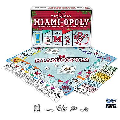 Late For The Sky: Miami-Opoly - University Themed Family Board Game