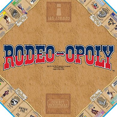 Late For The Sky: Rodeo-Opoly - Themed Family Board Game