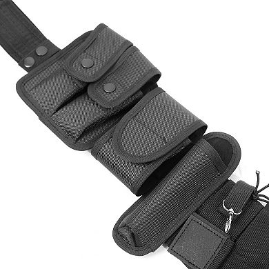 Security Duty Belts With Components For Law Enforcement Personnel