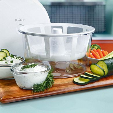 Greek Yogurt Maker; Transforms 2qts Of Yogurt To Greek Yogurt (white)