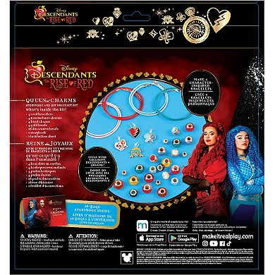 Make It Real: Disney's Descendants 4 Rise Of Red Queen Of Charms 34pc DIY Jewelry Kit