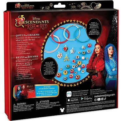 Make It Real: Disney's Descendants 4 Rise Of Red Queen Of Charms 34pc DIY Jewelry Kit