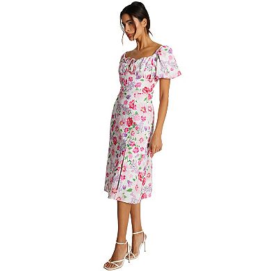 Quiz Women's Woven Floral Midi Dress