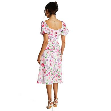 Quiz Women's Woven Floral Midi Dress