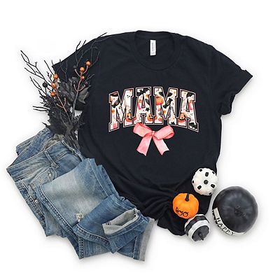 Coquette Halloween Mama Short Sleeve Graphic Tee