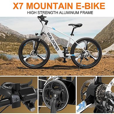 Goldoro X7 350w 26" Electric Mountain Bike With Alloy Wheels