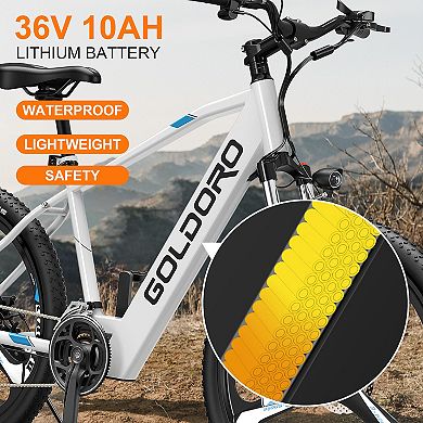 Goldoro X7 350w 26" Electric Mountain Bike With Alloy Wheels