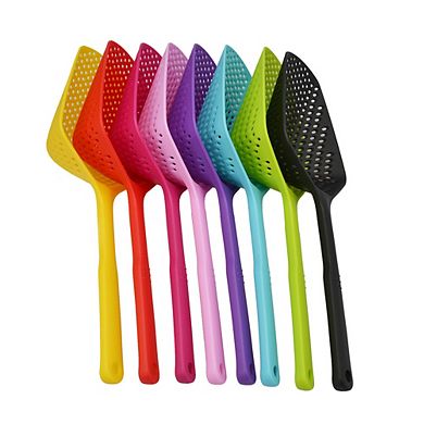 Plastic No-stick Ice Shovel With Filter Long Strainer Kitchen Colander