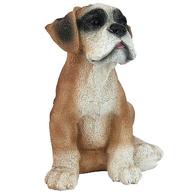 Boxer Puppy Dog Statue