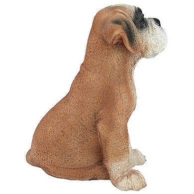 Boxer Puppy Dog Statue