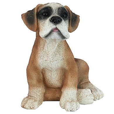 Boxer Puppy Dog Statue