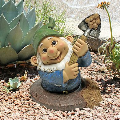 Shoveling Sam, The Garden Gnome Statue