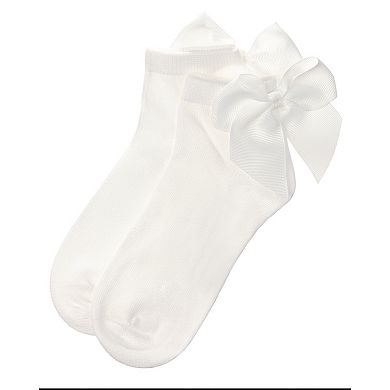 Girls' Bow Back Anklet Socks