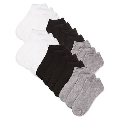 Women's 20 Pair Pack Solid Low Cut Socks