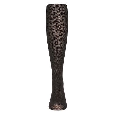 Girls' Diamond Dot Semi-opaque Microfiber Tights