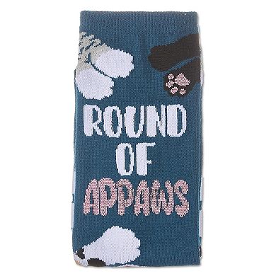 Round Of Appaws Greeting Card Crew Socks