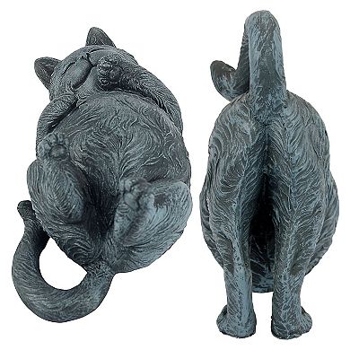 Playful Cats Statue Collection: Set Of Two