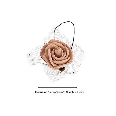 Artificial Rose Flower Head, Mini Faux Flower